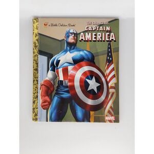 The Courageous Captain America • Little Golden Book